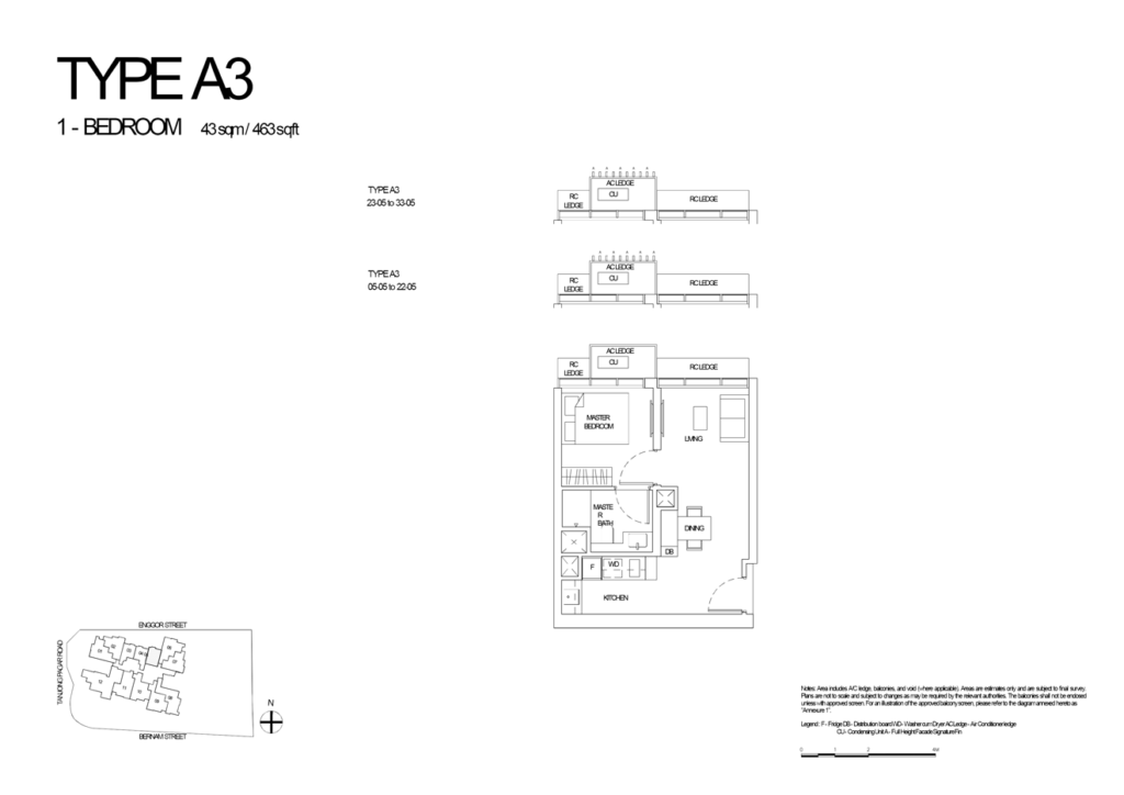 One-Bernam-1-Bedroom-Type-A3-463sqft