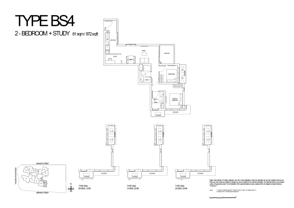 One-Bernam-2-Bedroom-Study-Type-BS4-872sqft