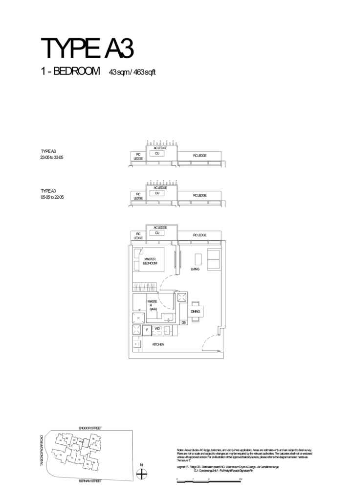 One-Bernam-1-Bedroom-Type-A3-463sqft